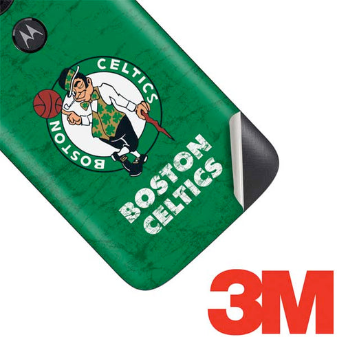 NBA Boston Celtics Green Primary Logo Moto E5 Play Skin